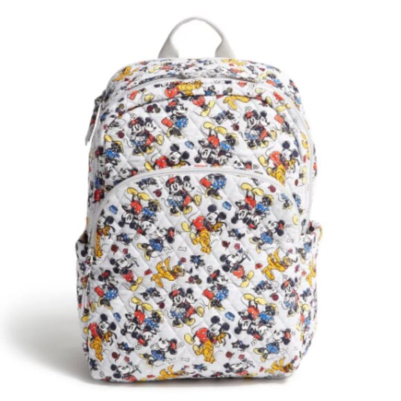 Vera Bradley Handbags - Vera Bradley Disney Essential Large Backpack in Mickey Mouse Family Fun NWT